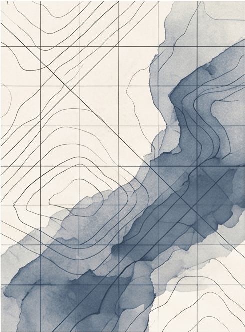 Abstract planetary futures illustration for Insight 5.